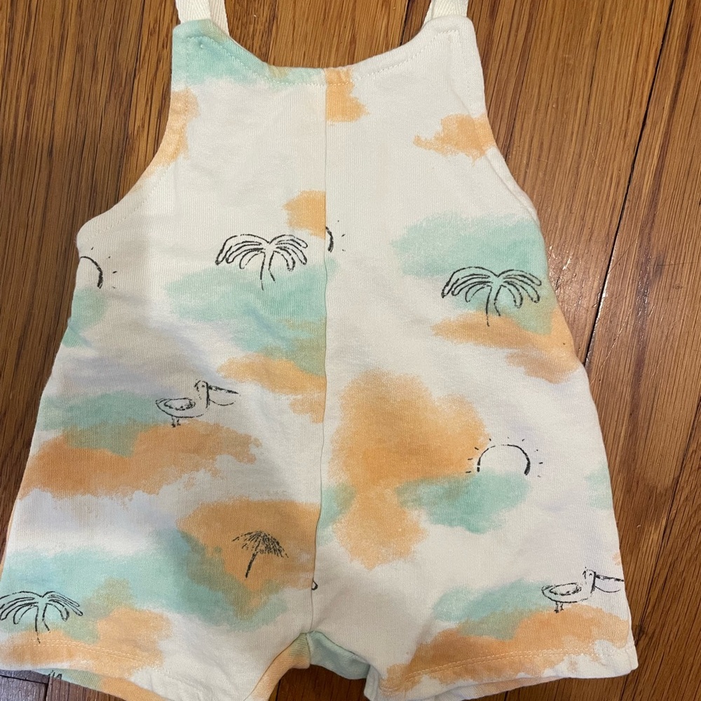 Zara Baby Tropical Print Romper